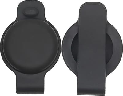Scoby - Beschermhoes Geschikt voor Airtag - Voor Honden Halsband - Siliconen - Zwart