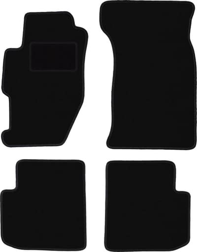 Zwarte veloursmatten voor: Honda Accord VI coupé (1998-2002)