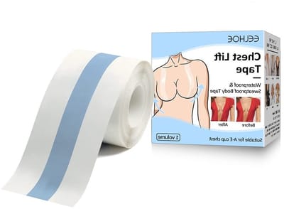 Dubbelzijdige tape voor het lichaam, borstband, transparante fixatietape voor kleding, huidvriendelijk en sterk plakkend