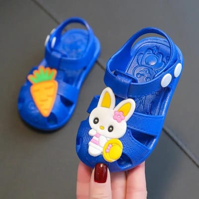 Sandales Été Garçons Filles Sandales Été Sandales Enfants Chaussures Enfants Chaussures Décontractées Plage Chaussures Enfants 23 bleu