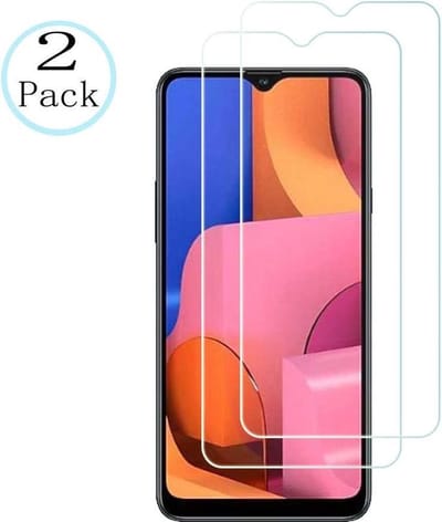 Screenprotector Glasplaatje Geschikt voor: Galaxy M20 Power Screen Protector [2-Pack] Tempered Glas