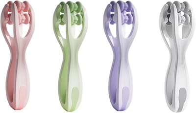 Set van 4 Draagbare Vinger Massagers voor Vingertherapie, Hand Massager voor Bloedcirculatie en Ontspanning