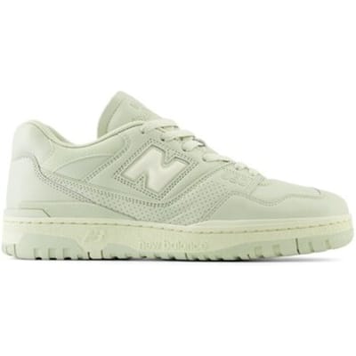 Lage Sneakers New Balance Chaussures New Balance BB550 unisexes en cuir blanc
