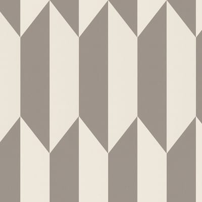 Exclusief luxe behang Profhome 790863-GU vliesbehang hardvinyl warmdruk in reliëf gestructureerd met geometrische vormen en metalen accenten crème zilver crèmewit 5,33 m2