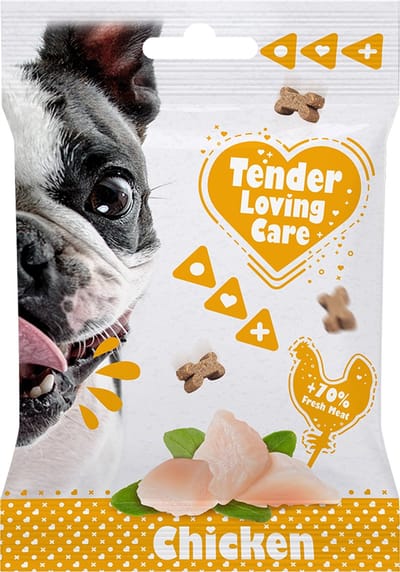 Hondensnacks : Soft snack kip 100G