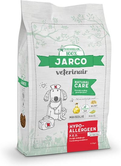 Jarco Dog Veterinair Hypoallergeen P.E.D. Mais - Hondenvoer - 2.5 kg