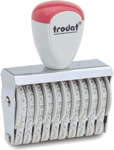 Trodat 15310 Cijferstempel | 10 banden | 31x3mm