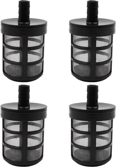 Allecto Plus - 4 stuks Tuinslang Pijpfilters Waterpomp Zuigfilter voor Hogedrukreiniger - Ideaal voor Tuinonderhoud - 280 380