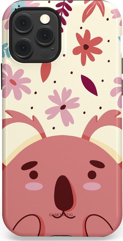Casetastic Hoesje Geschikt voor Apple iPhone 12/12 Pro Magsafe - Stijlvolle Beschermende Duo-layer Case - Koala knuffel