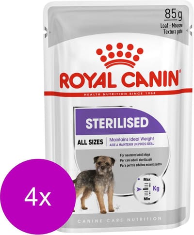 Royal Canin Ccn Sterilised Wet - Hondenvoer - 4 x 12x85 g