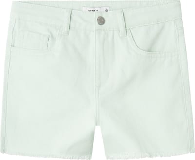 Name it short meisjes - groen - NKFrose - maat 116