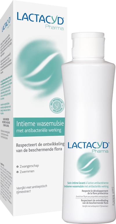 Lactacyd® Pharma Met Antibacteriële Werking – Intieme Wasemulsie – 250 ml