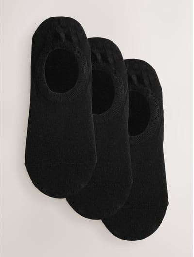 Next - Dames - 3 Paar footsies - Zwart