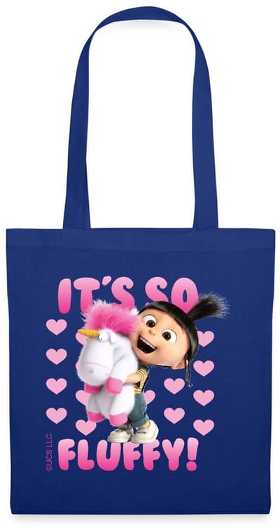 Minions Agnes It's So Fluffy Pink Tas Van Stof Schoudertas