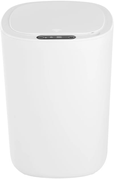 DIMICO - Vuilnisbak - Afvalemmer - Sensor Prullenbak - Automatische Afvalbak met Deksel - 12L - Wit - IPX3 - Geurremmend