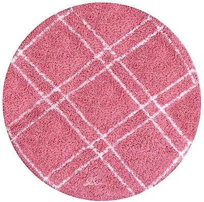 Badkamertapijt Rond - Vloerkleed Badkamer - Veiligheid en Comfort - Antislip Onderkant - 75 cm - Roze