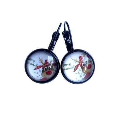 2 Love it Rendier - Oorbellen - Lengte 2,5 cm - Doorsnee 12 mm