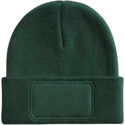 Kids Original Patch Beanie - Bottle Green - 3-8 YRS