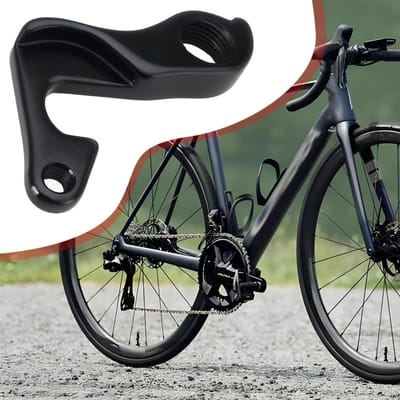 Dailygoody - Fiets Staarthaak - Derailleur Gear Mech Hanger - Aluminiumlegering - Zwart - Achterderailleur Hanger - Compatibel met Fietsen