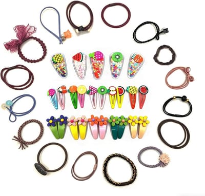 Schattige Haarspeldenset met 37 Stukken voor Dikke en Krullende Haarstijlen, Perfect voor Sport en Make-up Decoratie