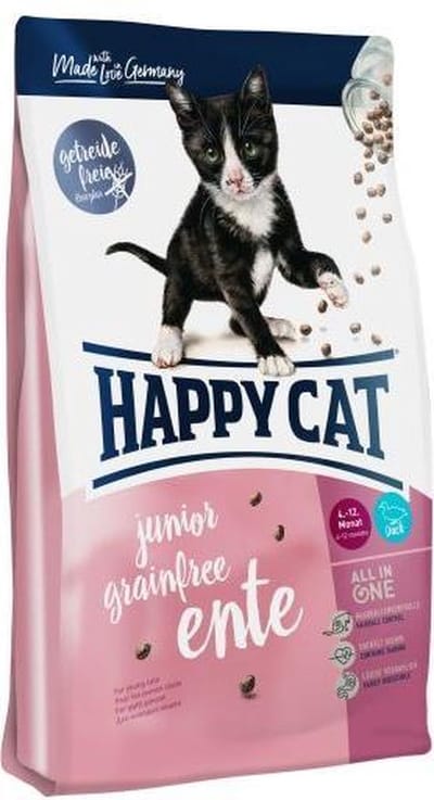 Happy Cat Junior Kattenvoer - Eend - 300 g