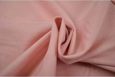 Katoen stof - Per meter - 1 meter - Poplin katoen uni - Dusty roze