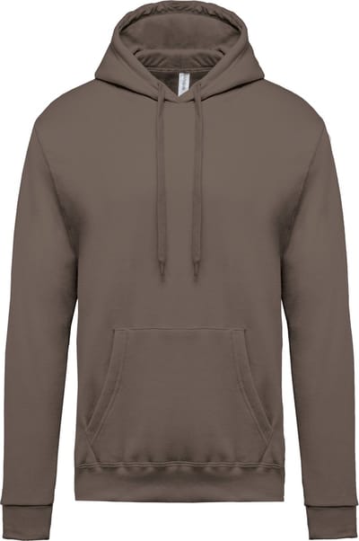 Kariban Herensweater met capuchon K476 - Moka Brown - S