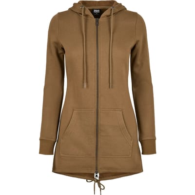 Urban Classics - Sweat Parka Vest met capuchon - XS - Groen