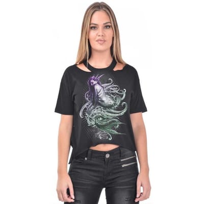 Alchemy England T-shirt - Succubus Vrouwen T-shirt - S tot XXL - voor Vrouwen - zwart