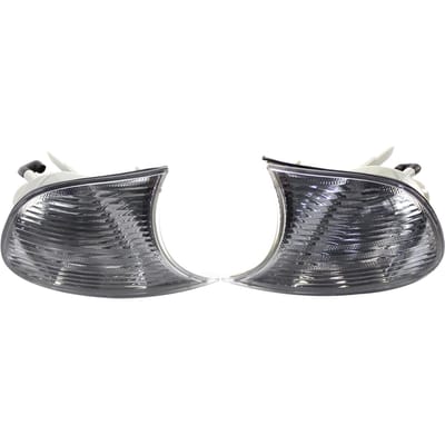 1 Paar Hoeklichten Helder Glas Wit 63126904307 63126904308 Links & Rechts Vervanging voor BMW 3 wit