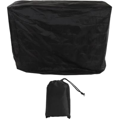 Stofhoes voor Pingpongtafel 190 Zilveren Coating Waterdichte Tafeltennishoes voor Buitenplaats 155x75x150cm / 61.0x29.5x59.1in
