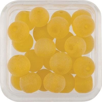 Glasparels Rond Mat Geel
