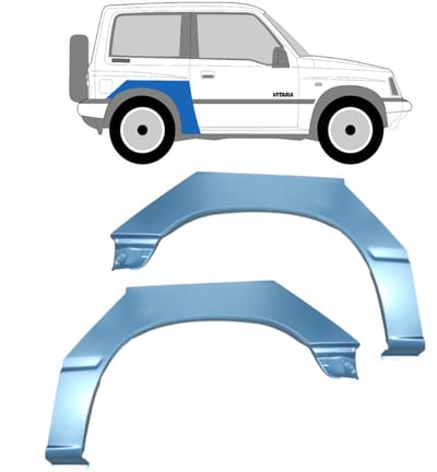 Reparatiepaneel achterspatbord voor Suzuki Vitara 1988-1998 / Links + Rechts