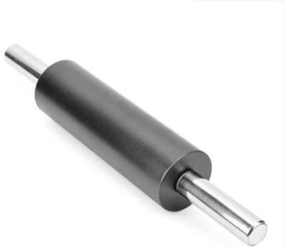 Deegroller Roestvrij Staal - Bakroller Deegstok - Bakken en Pastamaken - Antiaanbaklaag Ergonomisch - 47x25x6cm - Zilver