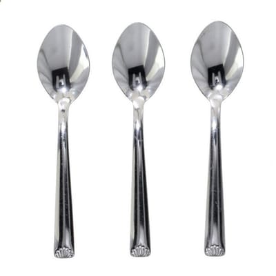 Gerimport Koffielepels/theelepels - 3x - RVS - 14,5 cm