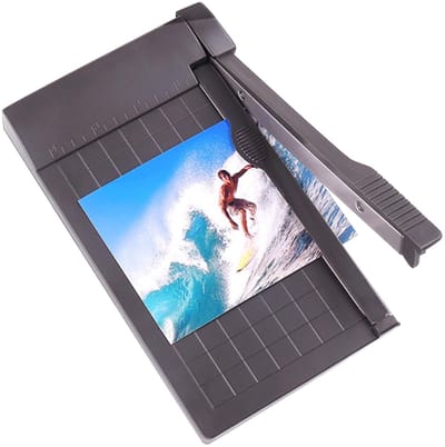Allecto - Papiersnijder - Draagbare Papiertrimmer - Precisie Snijden - Grijs - Scrapbooking Tool - Geschikt voor A4 A5 Papier - Creatieve Klussen