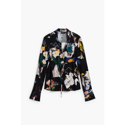 Dameshemd met lange mouwen Desigual Fereo