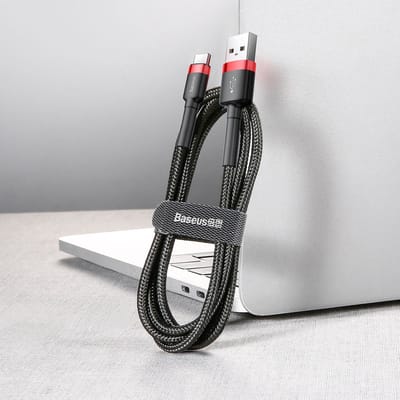 2x Baseus Start USB-C Kabel 0,5M - Snel Laden QC3.0
