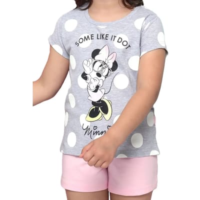 Pyjama T-shirt en Short Meisje Admas Minnie Dots Disney
