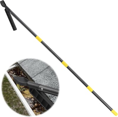 Solacis Dakgootreiniger - Dakgoot - Dakgootborstel - Dakgootschep - Dakgootreiniger telescopische steel - Must have!