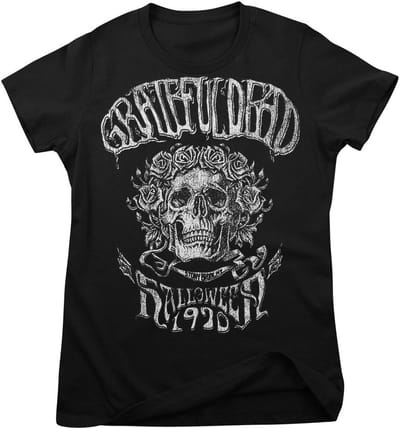 Grateful Dead Halloween -T-shirt 1970 Girly Tee WMX-5-GD007-H91-9