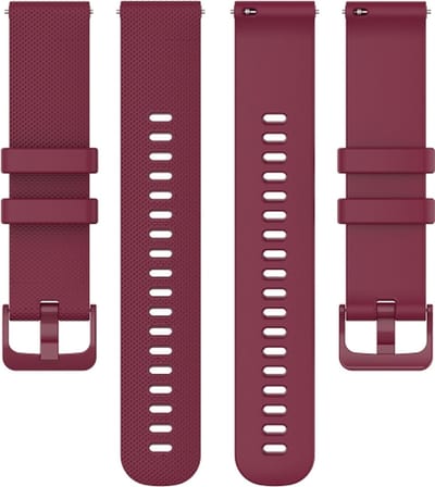 Siliconen bandje - geschikt voor Garmin Vivoactive 4 / Venu 2 / Venu 3 / Forerunner 255 / 265 - bordeauxrood