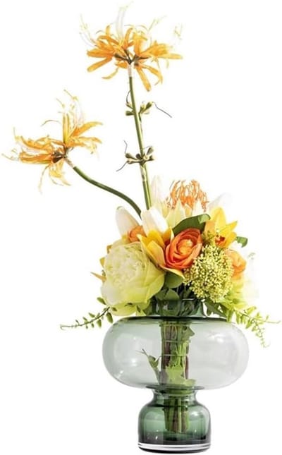 Kunstboom Vaas - Decoratieve Plant - Woonkamer Decoratie - Onderhoudsvrij Groen - 59 cm Hoog - Groen
