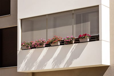 Coloray Buitenrolgordijn - Lichtbeige Zonnescherm Verticaal - 40x180 cm - Privacy Scherm Terras - Zonwering Balkon - Verticale Markies - Screen Buiten - Zonwerende Screen - Outdoor Rolgordijn