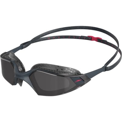 Speedo Unisex Adult Aquapulse Pro Smoke Zwembril (Grijs/Rood)