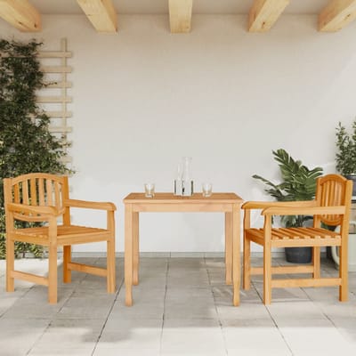 vidaXL - Tuinstoelen - 2 - st - 58x59x88 - cm - massief - teakhout