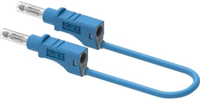Electro PJP 2212/600V-CD1-50BL Meetsnoer 50 cm Blauw 1 stuk(s)