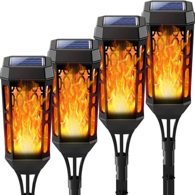 Tuinverlichting op Zonne Energie - Solar Buitenlampen - Zwart