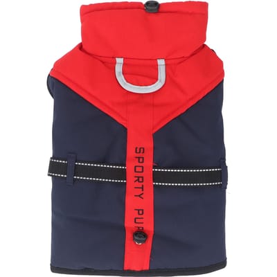 Honden Warme Jas Waterafstotend Verstelbare Pasvorm Veilige Reflecterende Strip Hond Koud Weer Vest voor Winter L(for 6.5-9kg) black