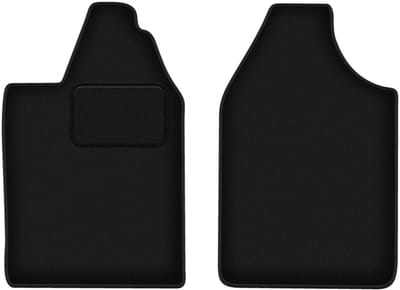 Wielganizator WLG-CARLUX – Voetmatten - Zwart - Voor Aixam City (2015-) - Polipropyleen